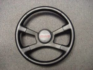 GM truck Early model Black steering wheel Leather 300x225 1