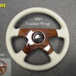 Grant wood cover steering wheel Leather
