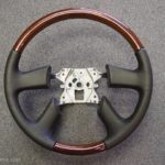 03 GM steering wheel Van Wheel Dk Walnut