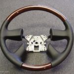 03 GM steering wheel Van Wheel Dk Walnut 2