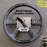 03 Gm steering wheel Black Painted Sport Graphite