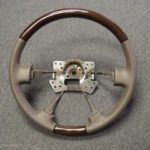 2002 Honda Accord steering wheel Wood Leather