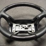 97 GM steering wheel Carbon Fiber Black angle