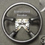 98 02 GM steering wheel Simulated Snake Skin