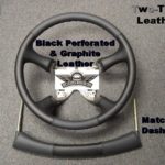 98 02 GM steering wheel Two Tones Black Graphite