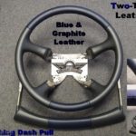 98 02 GM steering wheel Two Tones Blue Graphite