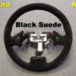 Acura NSX steering wheel Black Suede