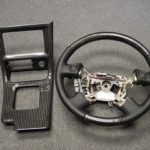 Acura steering Wheel and console Carbon Fiber 1
