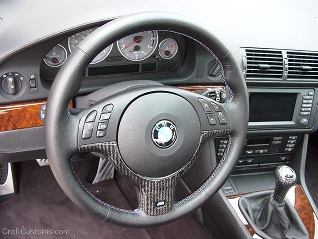 BMW 2002 M 5 Carbon Fiber looking down