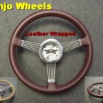 Banjo Leather steering wheel Wrapped