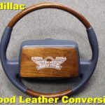Cadillac steering wheel Early Wood Leather