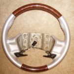 Chevy Impala 2002 steering wheel Silver Weeve Vinyl 1 1