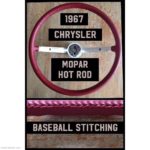 Chrysler Mopar Hot Rod 1967 Leather Steering Wheel