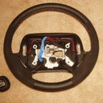 Corvette 1998 steering wheel Leather suede A