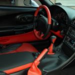Corvette ZO6 steering wheel Leather interior from the Right