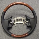 F Series steering wheel Walnut Black Ltr