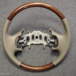 F Series steering wheel Walnut Parchment
