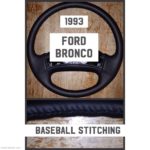 Ford Bronco 1993 Leather Steering Wheel 1