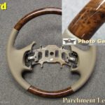 Ford Burl steering wheel Parchment Leather
