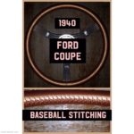 Ford Coupe 1940 Leather Steering Wheel 1