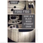Ford F150 2003 Truck Wood Grain Dash Trim