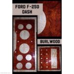 Ford F250 Truck Wood Grain Dash Trim