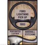 Ford Lightning 1993 Truck Leather Steering Wheel