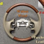 Ford steering wheel walnut