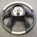 GM 03 steering wheel Pewter graphite Back Side