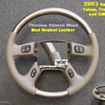 GM 03 steering wheel Titanium Painted Med Neutral