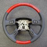 GM 03 steering wheel Victory Red Graphite 1