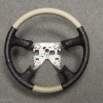 GM steering wheel Exotic Skins Black Ostrich Neutral