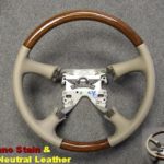 GM steering wheel Zebrano Stain
