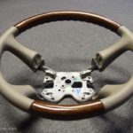 GM steering wheel Zebrano Stain Med Neutral angle