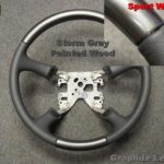 GM steering wheel storm grey