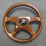 Grant Wood steering wheel Before