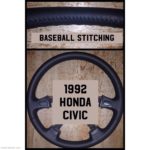 Honda Civic 1992 Leather Steering Wheel 1