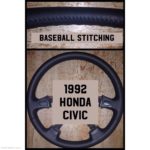 Honda Civic 1992 Leather Steering Wheel