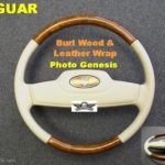 Jaguar Burl steering wheel Wood Leather