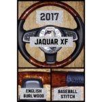 Jaguar XF 2017 Wood Grain Leather Steering Wheel 1