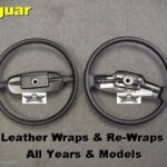 Jaguar steering wheel Leather Wraps Re Wraps