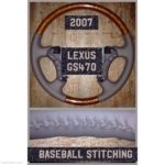 Lexus GS470 2007 Wood Grain Leather Steering Wheel