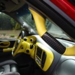 Lightning Carbon fiber door Pull Yellow