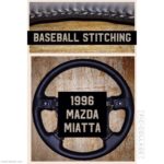 Mazda Miatta 1996 Leather Steering Wheel 1