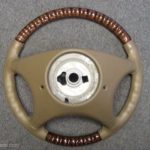 Mercedes Benz steering wheel Dk Burl Wlnt Dk JAVA Back