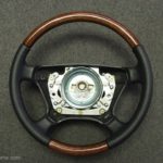 Mercedes Benz steering wheel Double Dark Walnut