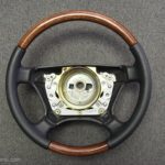 Mercedes Benz steering wheel Double Dark Walnut 2
