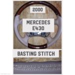 Mercedes E430 2000 Wood Grain Leather Steering Wheel