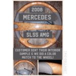 Mercedes SL55 AMG 2008 Wood Grain Steering Wheel 1