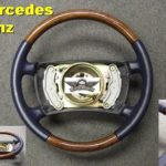 Mercedes steering wheel Leather Wood